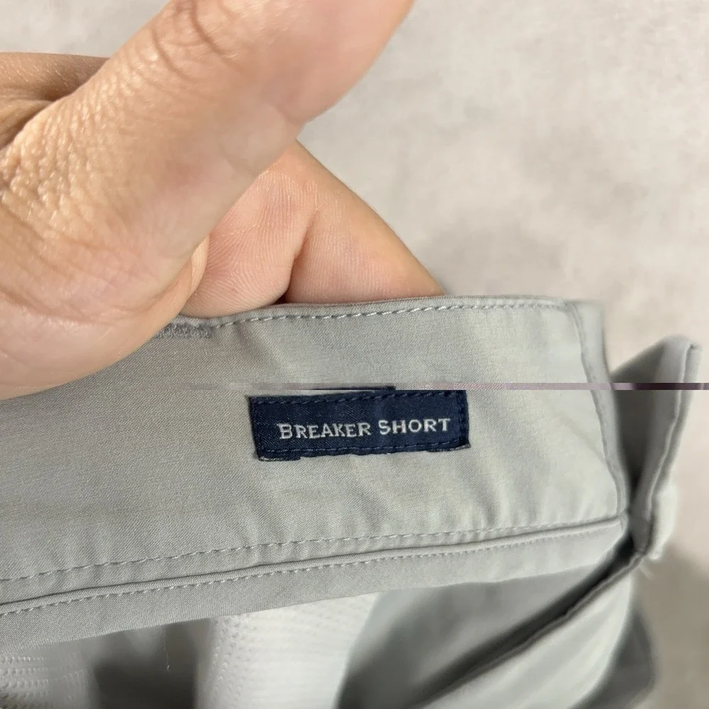 Vineyard Vines Bleeker Shorts Mens 35 Gray Performance Stretch Golf Chino